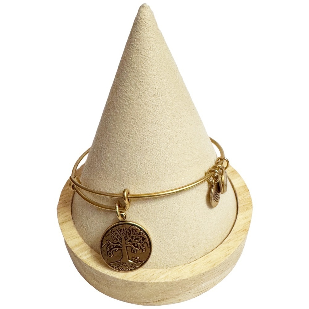 Alex and Ani Gold Bangle Bracelet - Family Tree - Picture 1 of 4